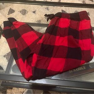 Red and Black Checkered Pajamas